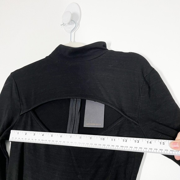 Michael Costello x REVOLVE Evelyn Bodysuit Women's Black Cutout Size Medium NEW - Picture 8 of 11